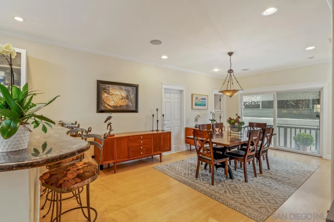 425 Sea Lane La Jolla, CA 92037 - Photo 20 of 41 a view of a dining room with furniture