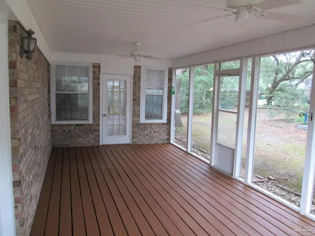 a fireplace with wooden floor