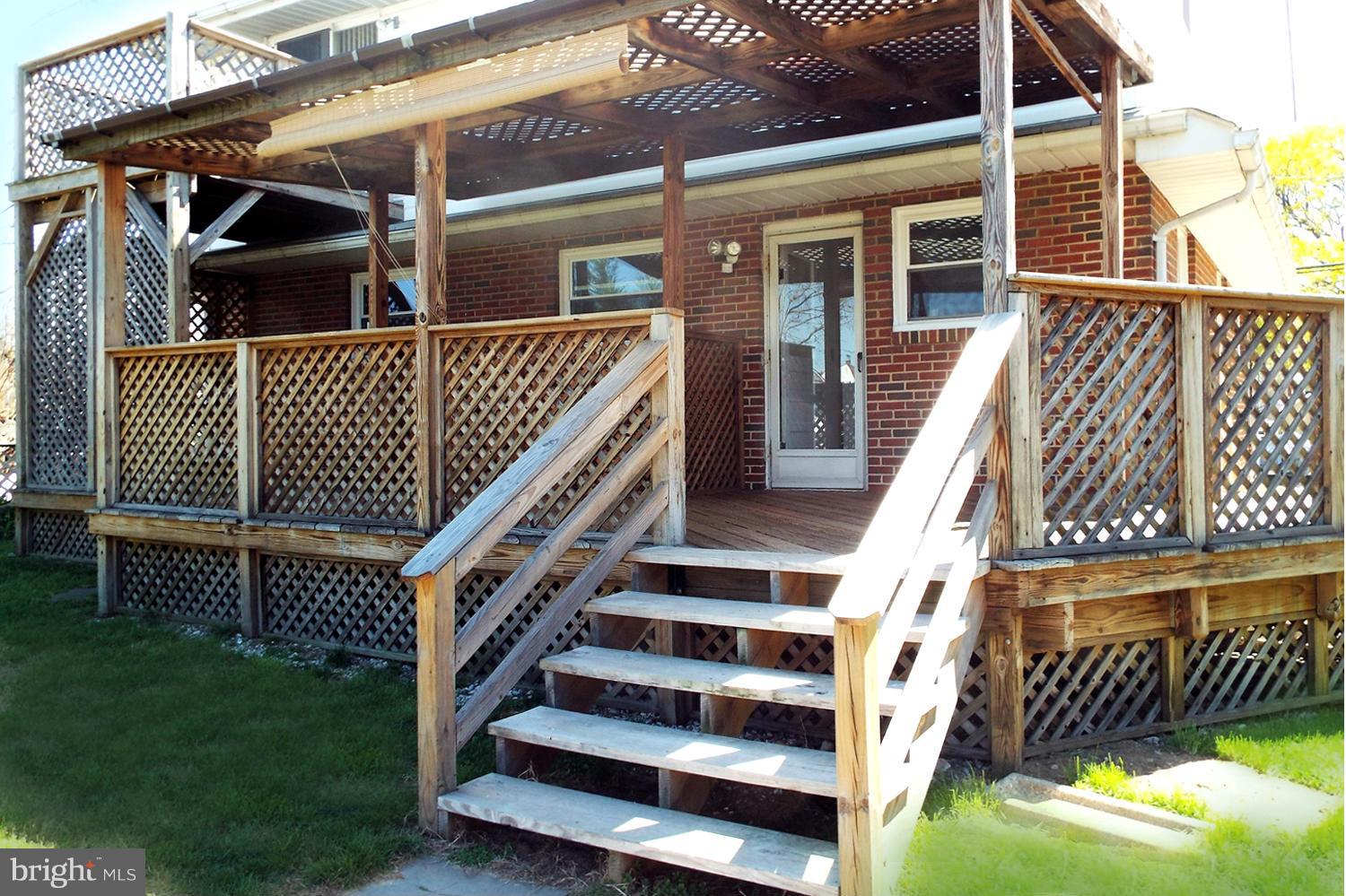 126 Carroll Road Pasadena, MD 21122 - Photo 3 of 28 Delightful Open Air Rear Deck