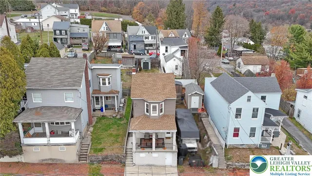 a view of a city that has tall buildings