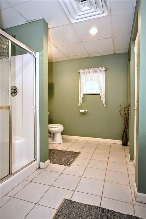 807 Dry Run Road Monongahela, PA 15063 - Photo 22 of 50 Shower Stall w/ Built-in Seat, Huge Linen Closet & Ceramic Tile Floors