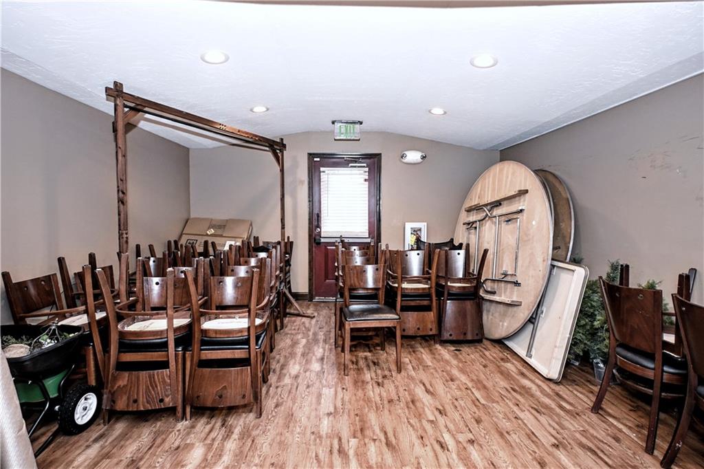 807 Dry Run Road Monongahela, PA 15063 - Photo 29 of 50 Side entrance into 15x13 Back Room w/ Hardwood Floors & Recessed Lighting