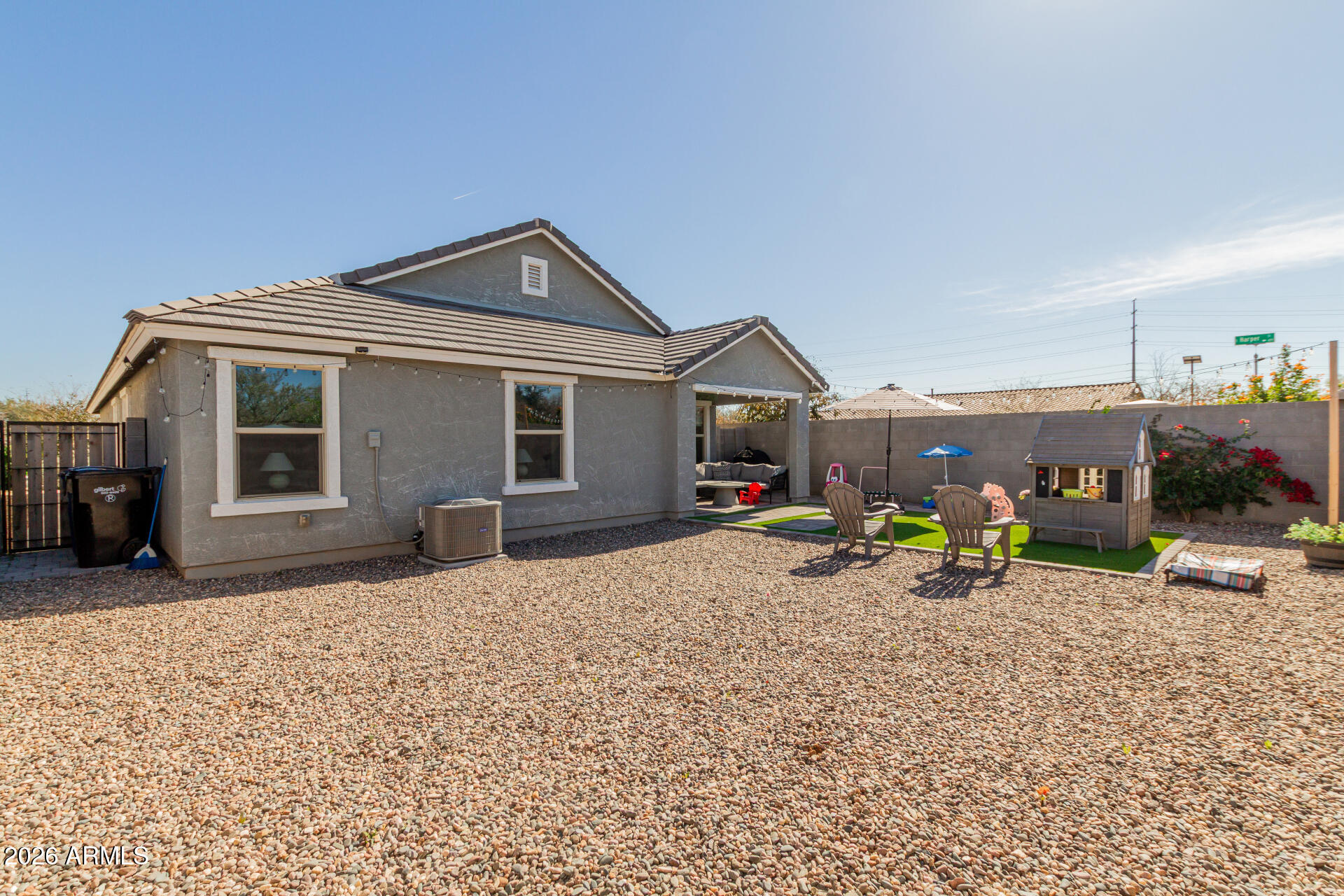4702 South Riata Street Gilbert, AZ 85297 - Photo 25 of 31 a front view of a house with sitting area