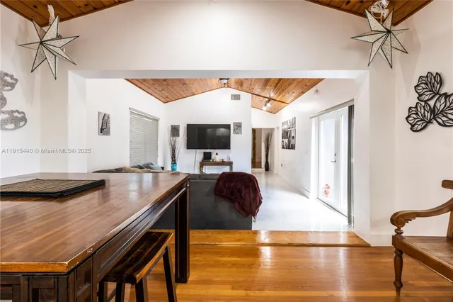 a very nice looking room with a large window