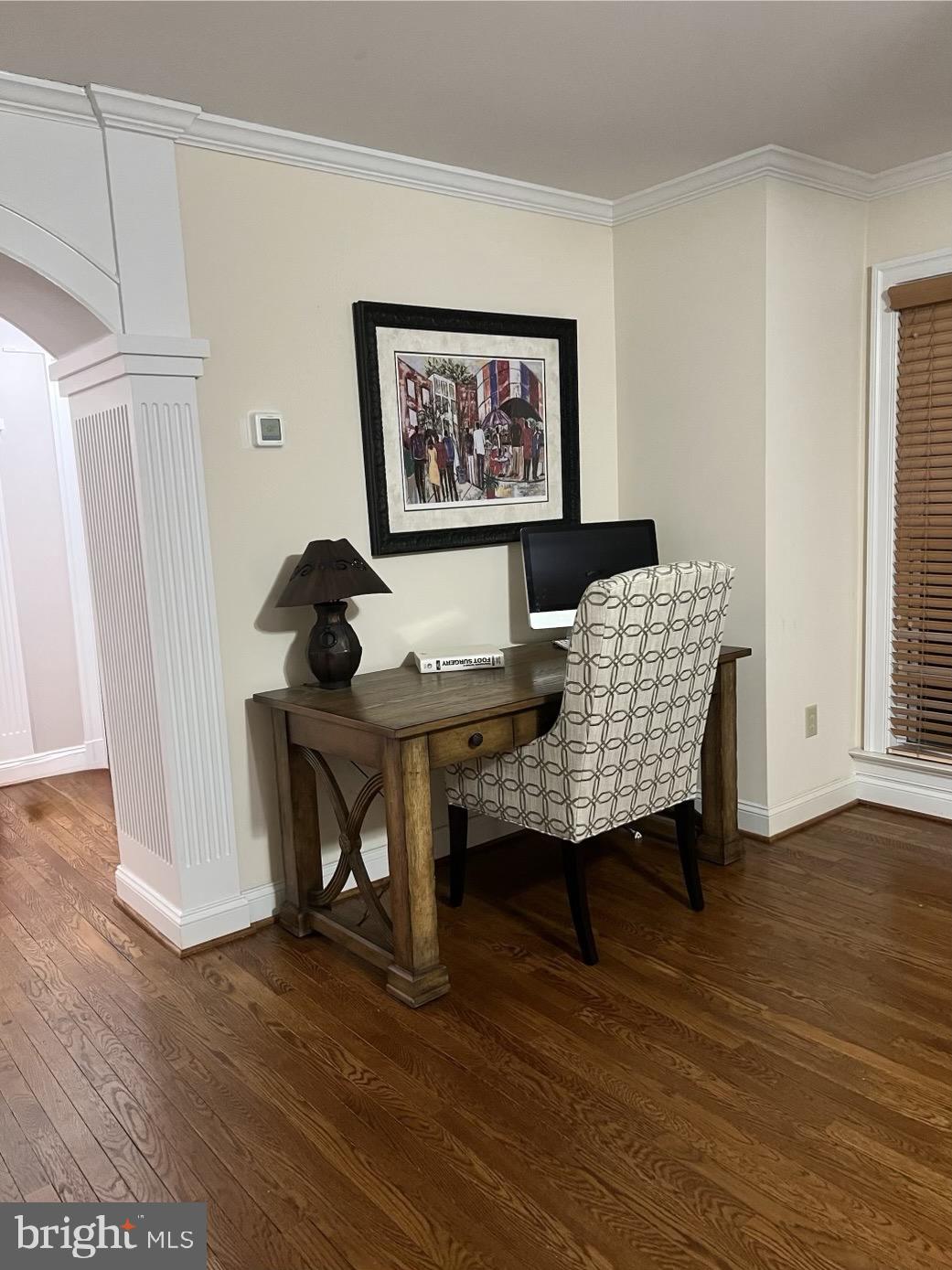 3300 Spriggs Request Way Bowie, MD 20721 - Photo 8 of 17 a workspace with furniture and wooden floor
