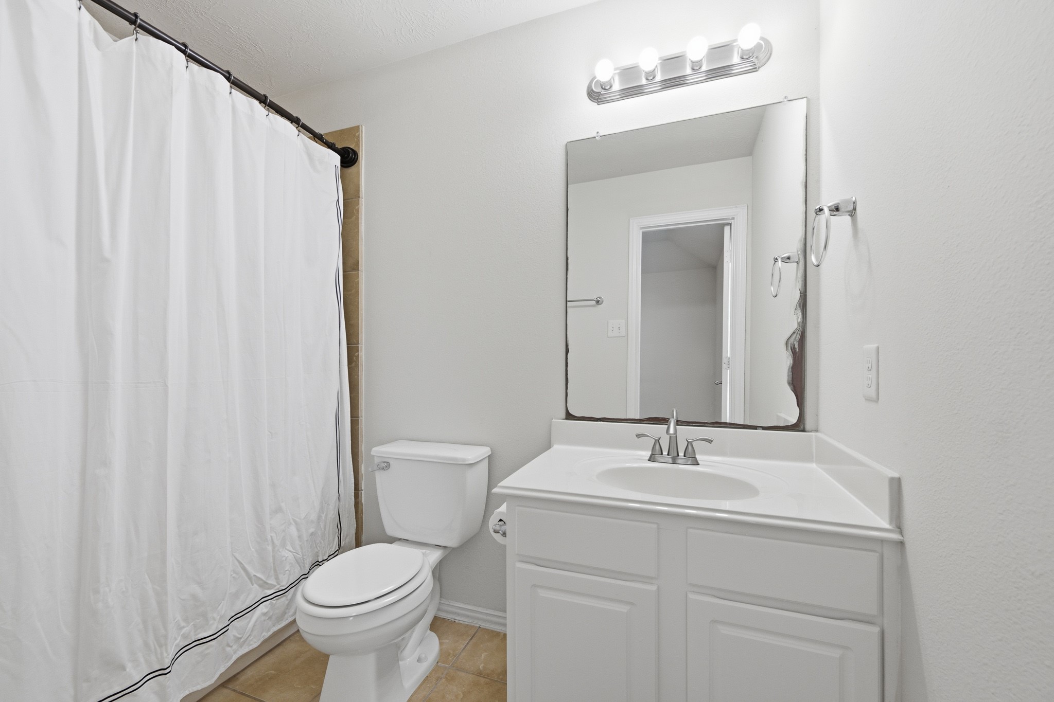 2117 Rushing Spring Drive Pearland, TX 77584 - Photo 31 of 42 Experience modern comfort in this bright second-floor primary bathroom, featuring sleek fixtures and a spacious layout.