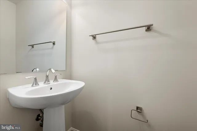 a view of stairs and an empty room