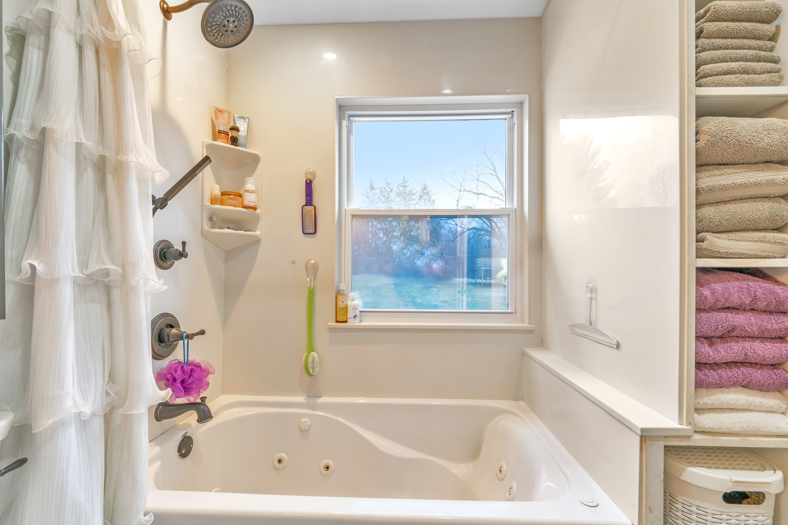 349 Haman Road Inverness, IL 60067 - Photo 27 of 36 a bathroom with bathtub and window