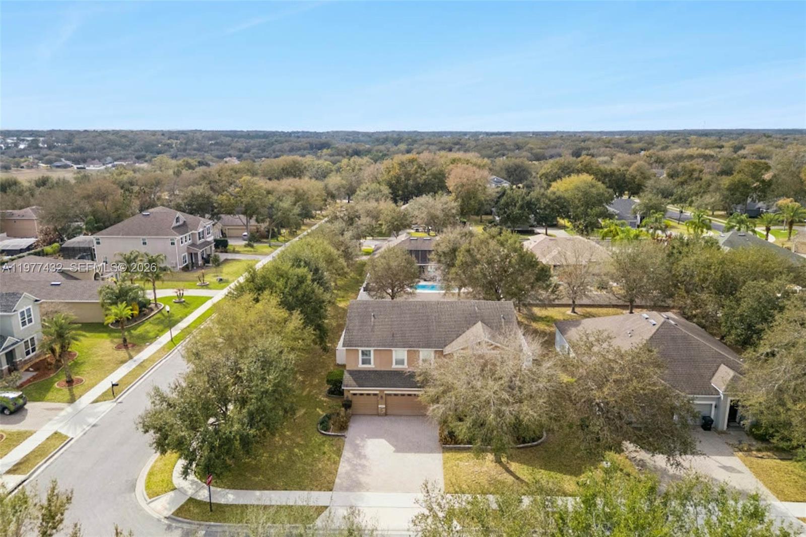 2502 Woodside Ridge Drive Apopka, FL 32712 - Photo 34 of 37 an aerial view of residential houses with outdoor space
