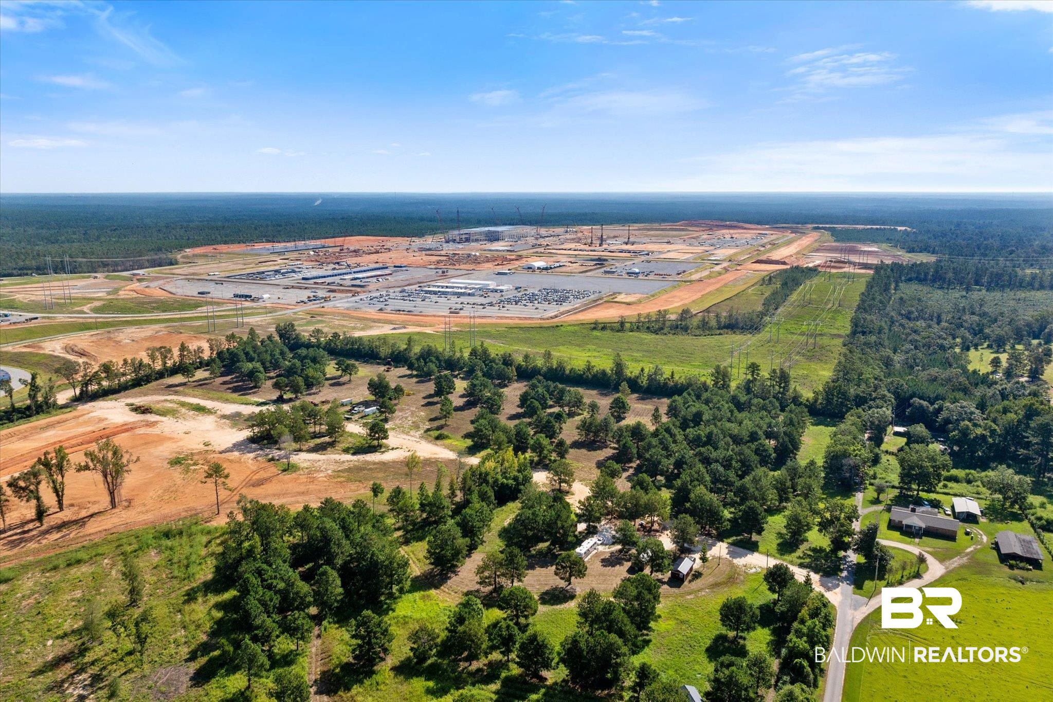 15685 Louis Cooper Road Bay Minette, AL 36507 - Photo 10 of 26 Birds eye view of property