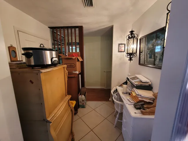 a room with storage and utility