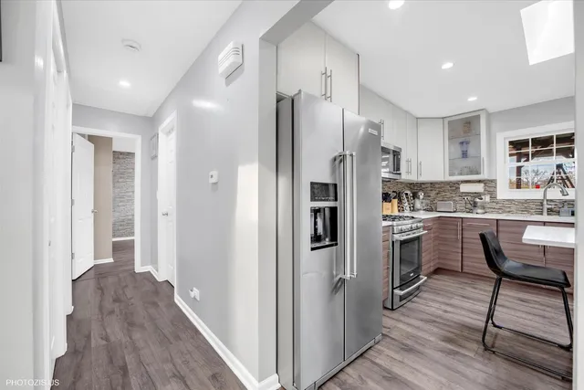 a view of kitchen and sink living room