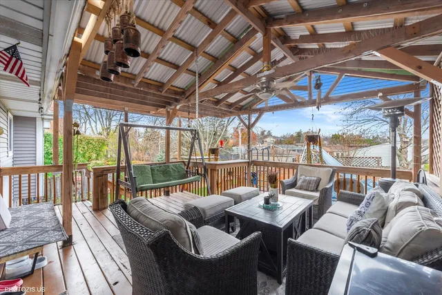 swimming pool view from a balcony