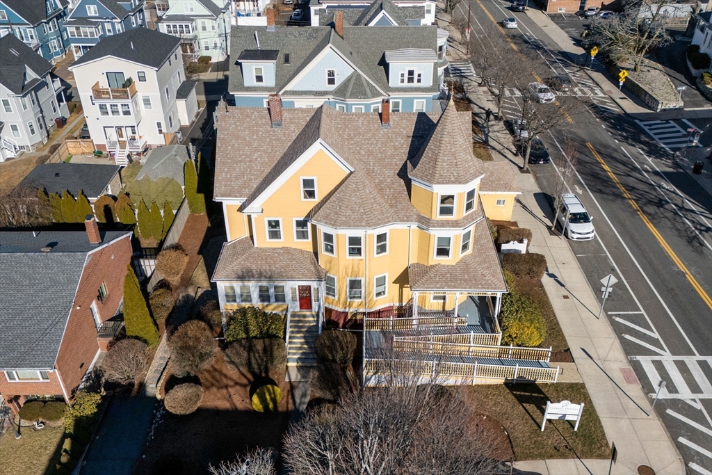 826 Broadway Everett, MA 02149 - Photo 36 of 41 an aerial view of residential houses with outdoor space