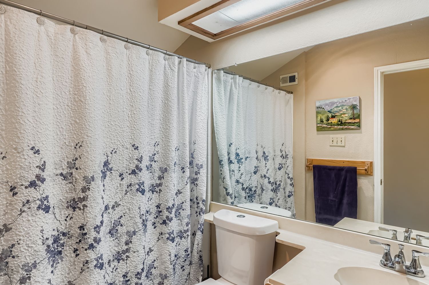 500 Hesters Crossing Road, Unit 310 Round Rock, TX 78681 - Photo 21 of 28 a bathroom with a toilet and a shower curtain