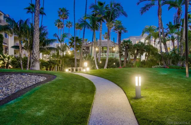 a view of a lake with a city