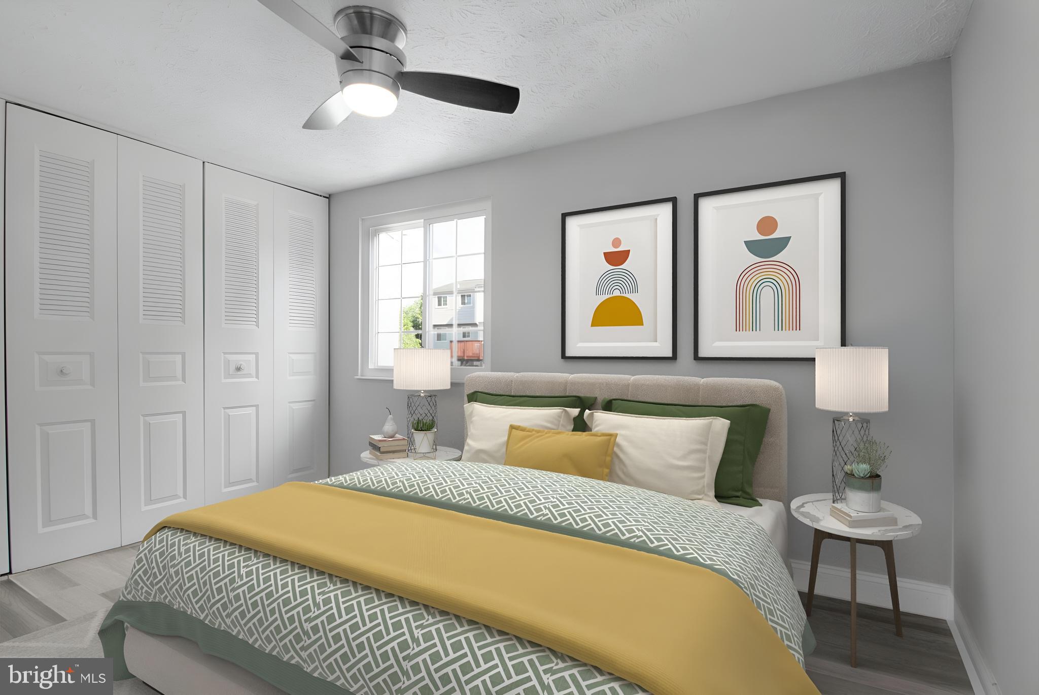 1456 Farmcrest Way Silver Spring, MD 20905 - Photo 13 of 24 a bedroom with a bed and painting on the wall