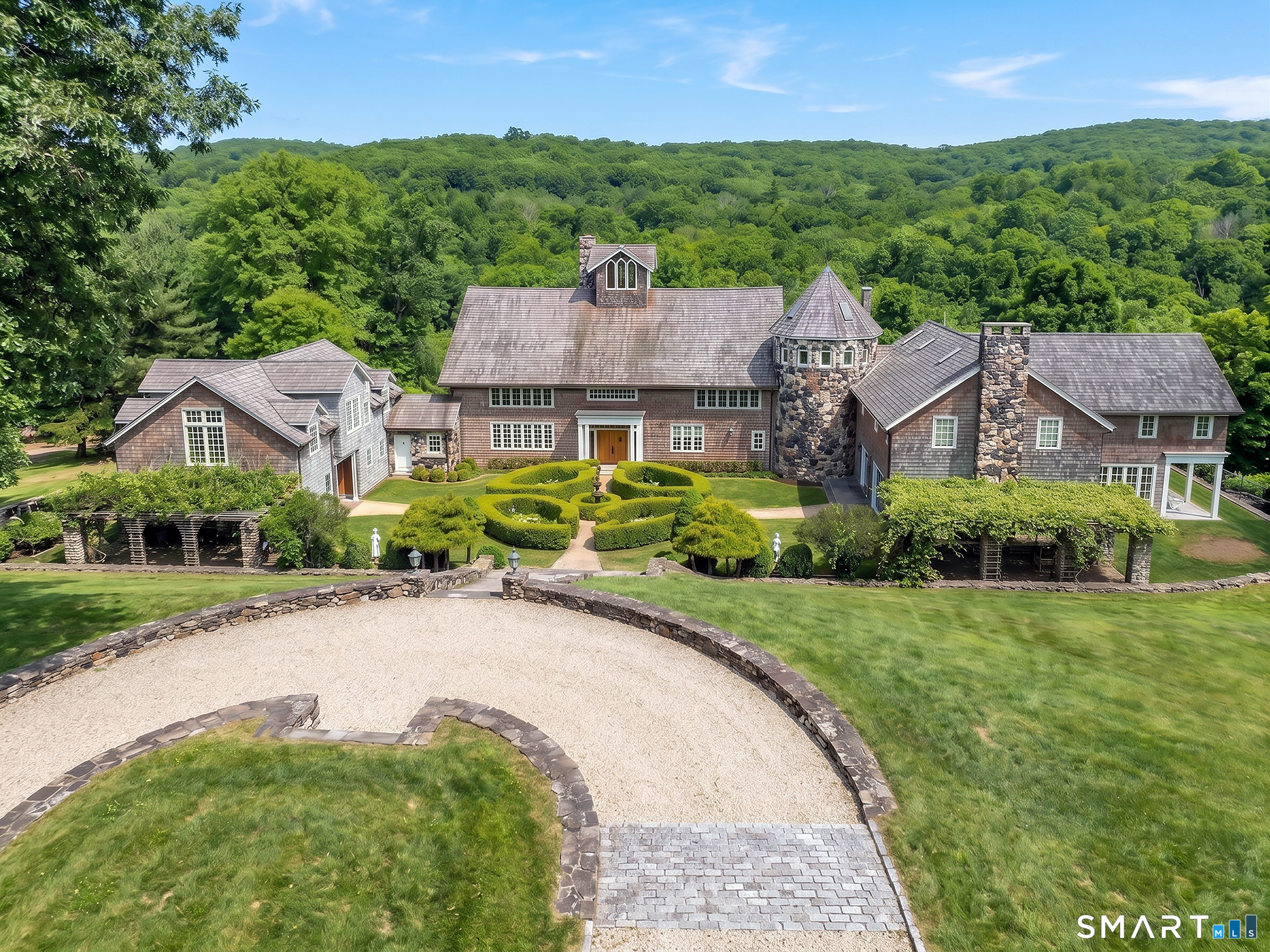 56 West Morris Road Washington, CT 06794 - Photo 4 of 40 an aerial view of multiple house