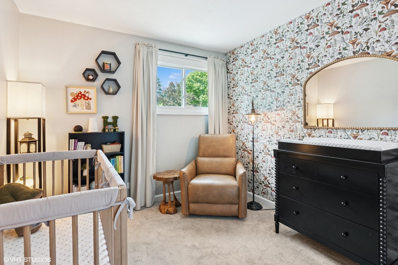 N101 Pleasant Hill Road Wheaton, IL 60187 - Photo 11 of 29 a living room with furniture and a floor to ceiling window