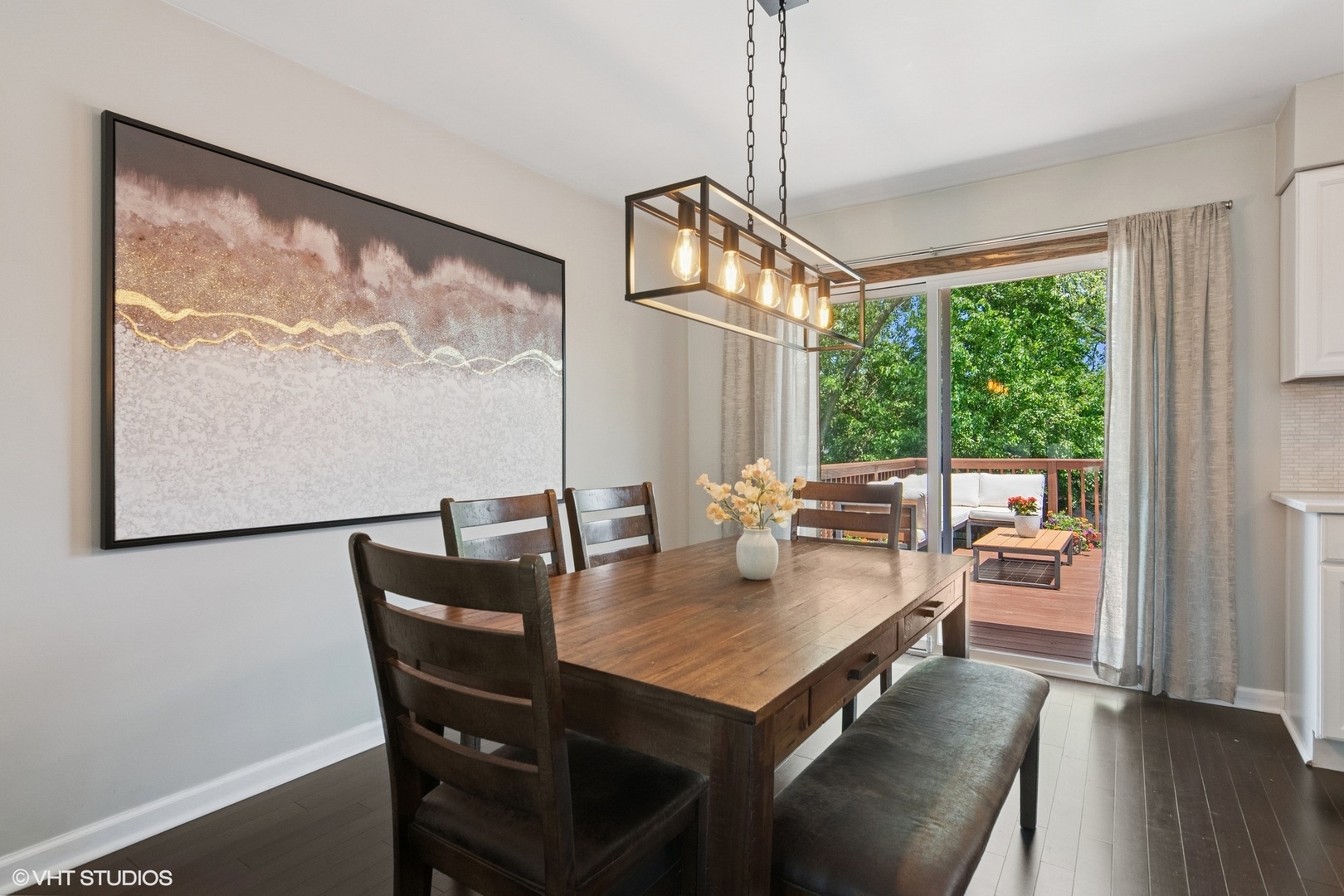 N101 Pleasant Hill Road Wheaton, IL 60187 - Photo 6 of 29 a view of a dining room with furniture window and outside view