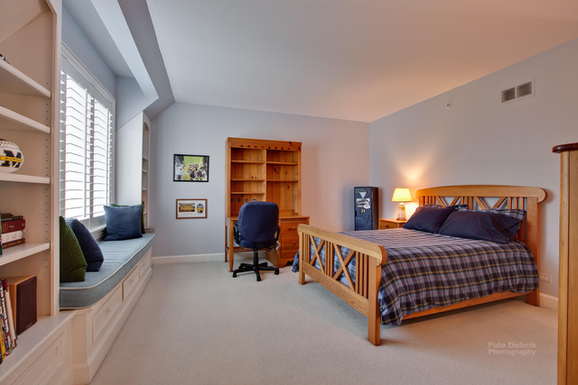 1390 Gettysburg Road Long Grove, IL 60047 - Photo 13 of 25 a bedroom with a bed couch and a window