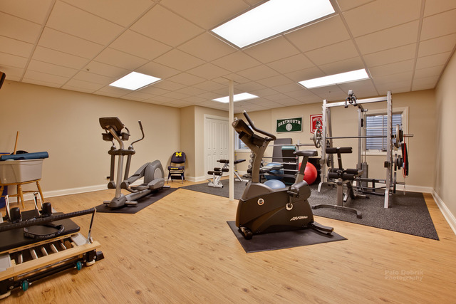 1390 Gettysburg Road Long Grove, IL 60047 - Photo 20 of 25 a view of a room with gym equipment