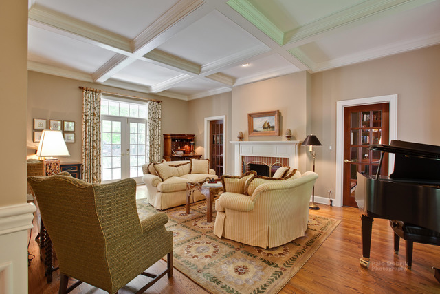1390 Gettysburg Road Long Grove, IL 60047 - Photo 3 of 25 a living room with furniture fireplace and a large window