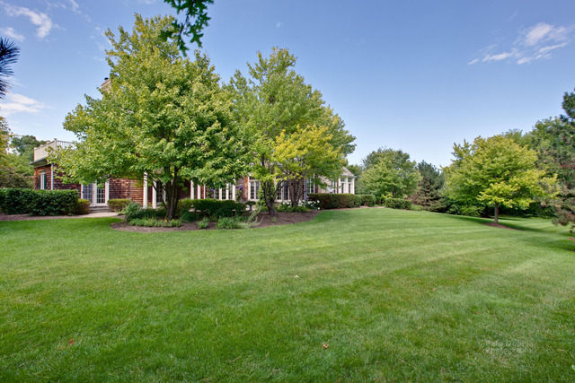 1390 Gettysburg Road Long Grove, IL 60047 - Photo 23 of 25 a view of a house with backyard and garden