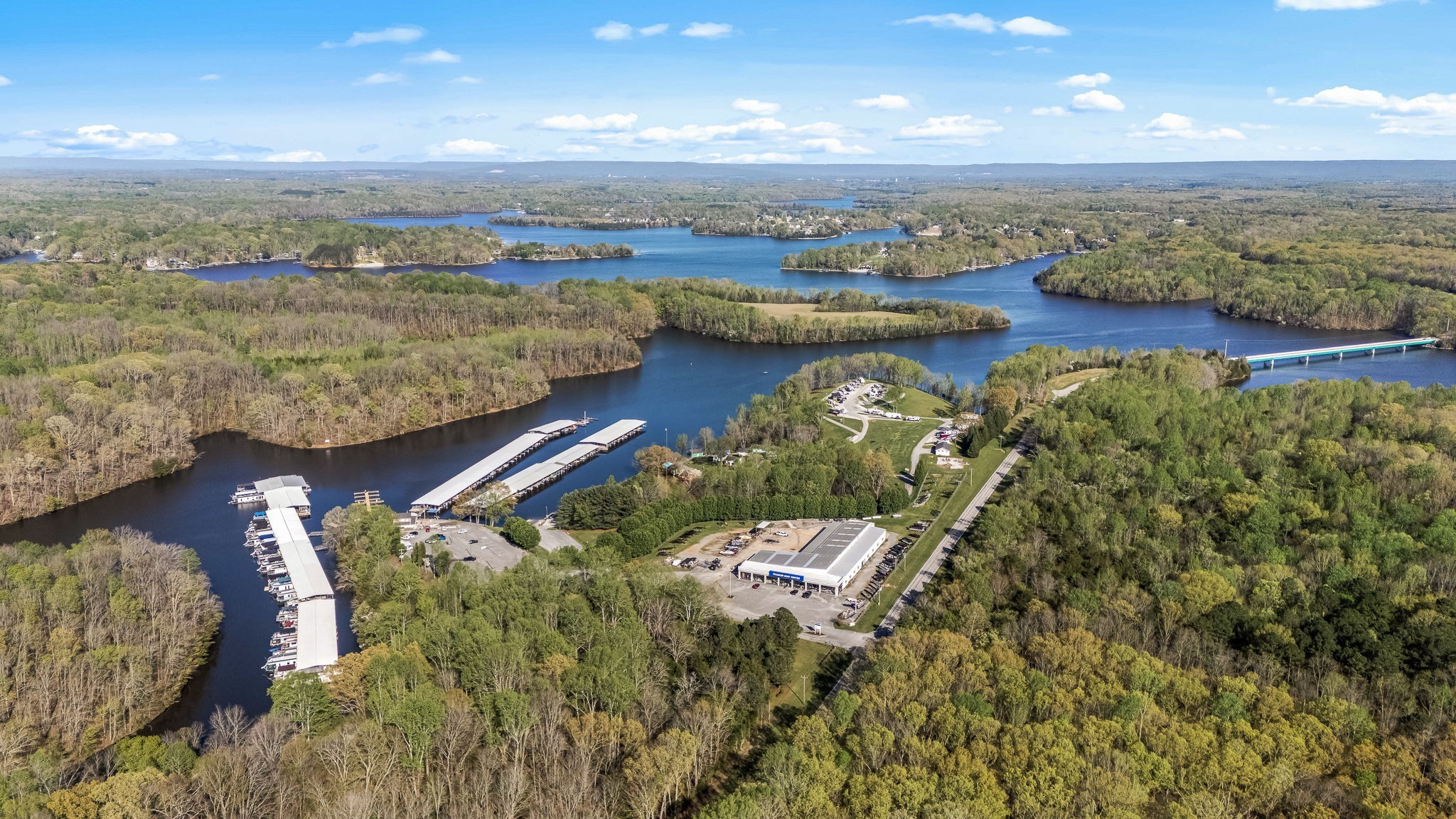 620 Maple Bend Road Winchester, TN 37398 - Photo 50 of 68 an aerial view of a house with a lake view