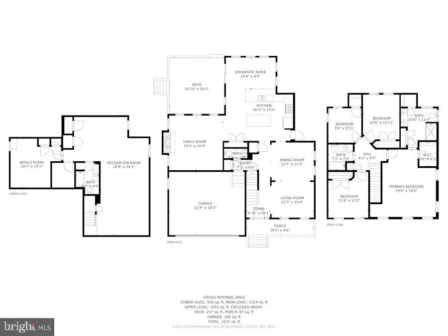 7822 Faulkner Road Severn, MD 21144 - Photo 40 of 40 Floor Plan