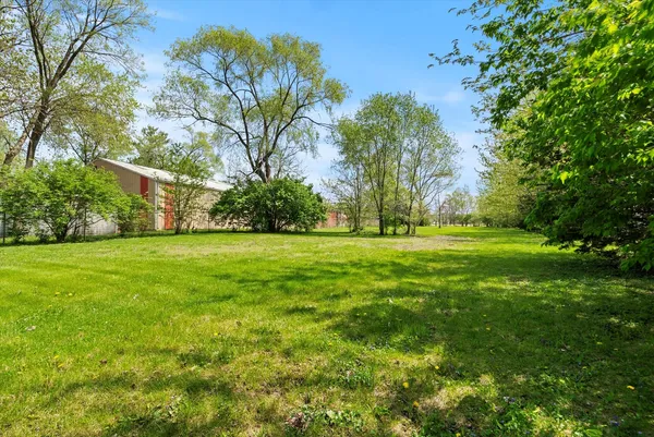 a view of green field with trees