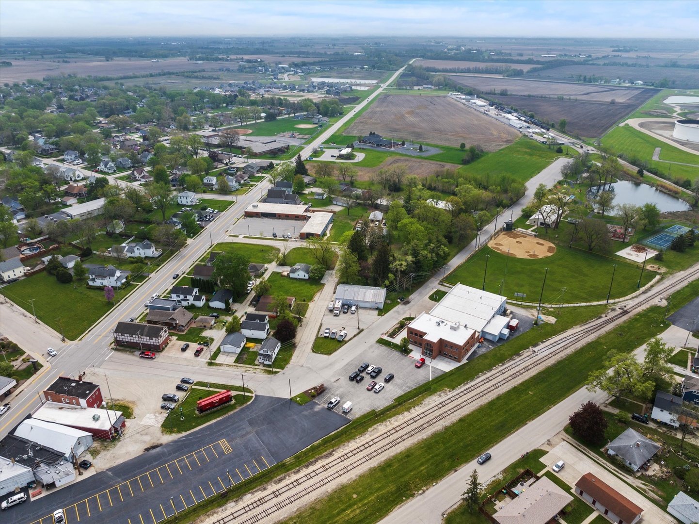 435 South State Street Manhattan, IL 60442 - Photo 3 of 20 an aerial view of a city