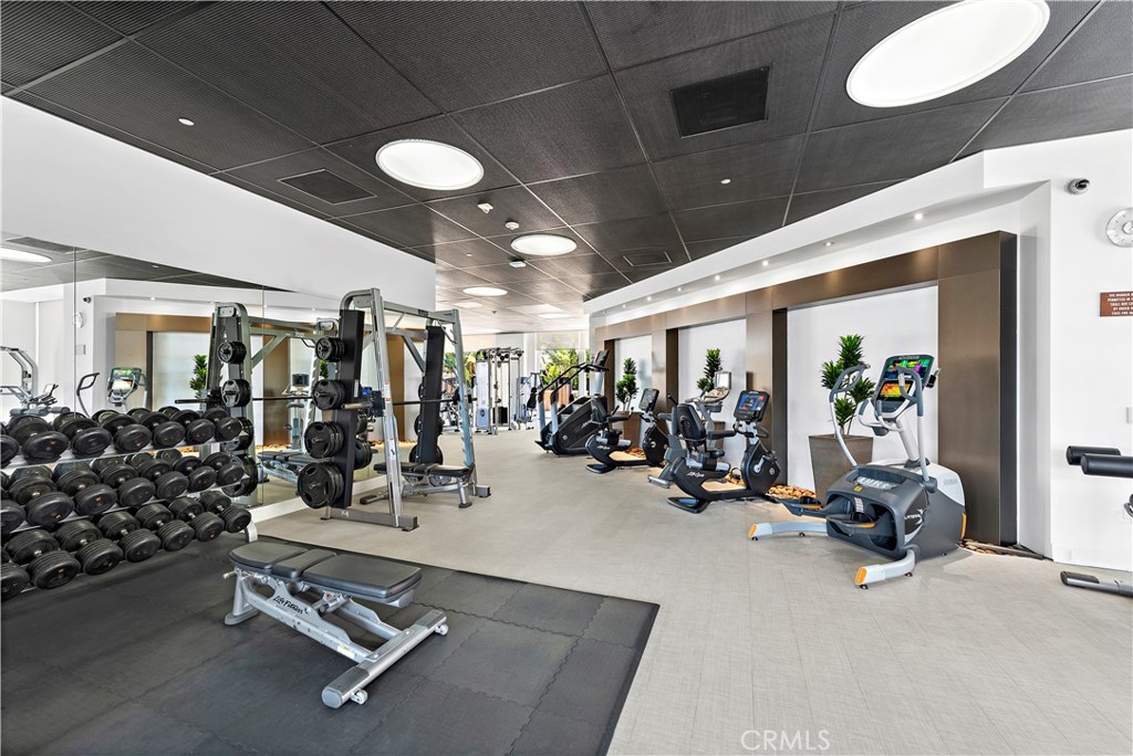 5082 Scholarship Irvine, CA 92612 - Photo 22 of 30 a view of a room with gym equipment