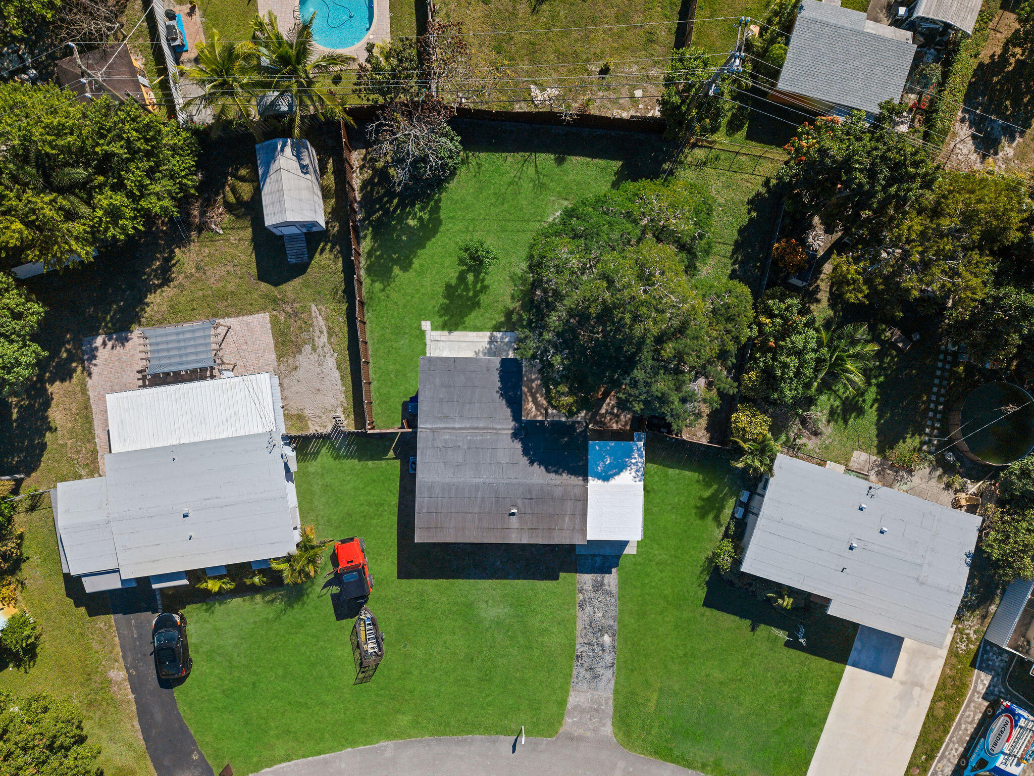 5580 Maypop Road West Palm Beach, FL 33415 - Photo 34 of 41 an aerial view of a house with a garden