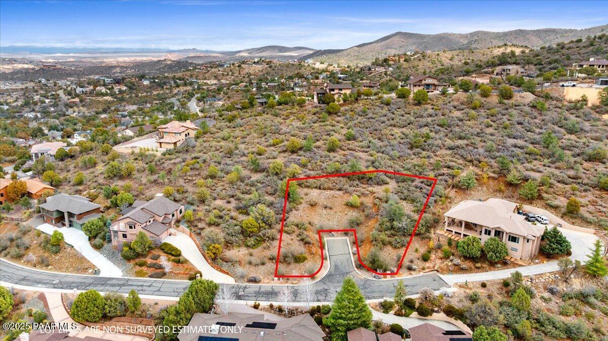 872 Spring Trail Prescott, AZ 86303 - Photo 3 of 11 an aerial view of residential houses with city view