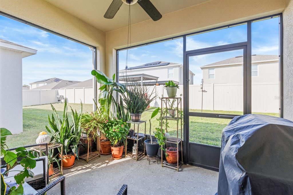 5381 Hickory Downs Way St. Cloud, FL 34771 - Photo 28 of 35 a living room filled with furniture and a potted plant