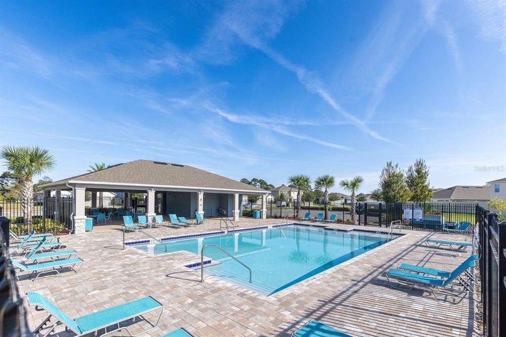 5381 Hickory Downs Way St. Cloud, FL 34771 - Photo 30 of 35 a view of a swimming pool with a patio