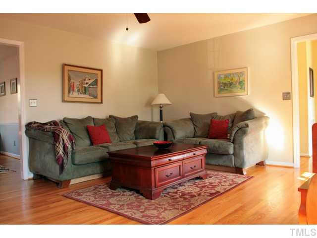 5402 Middleton Road Durham, NC 27713 - Photo 3 of 25 Another view of the living room that is able to comfortably accommodate oversized furniture. Living Room