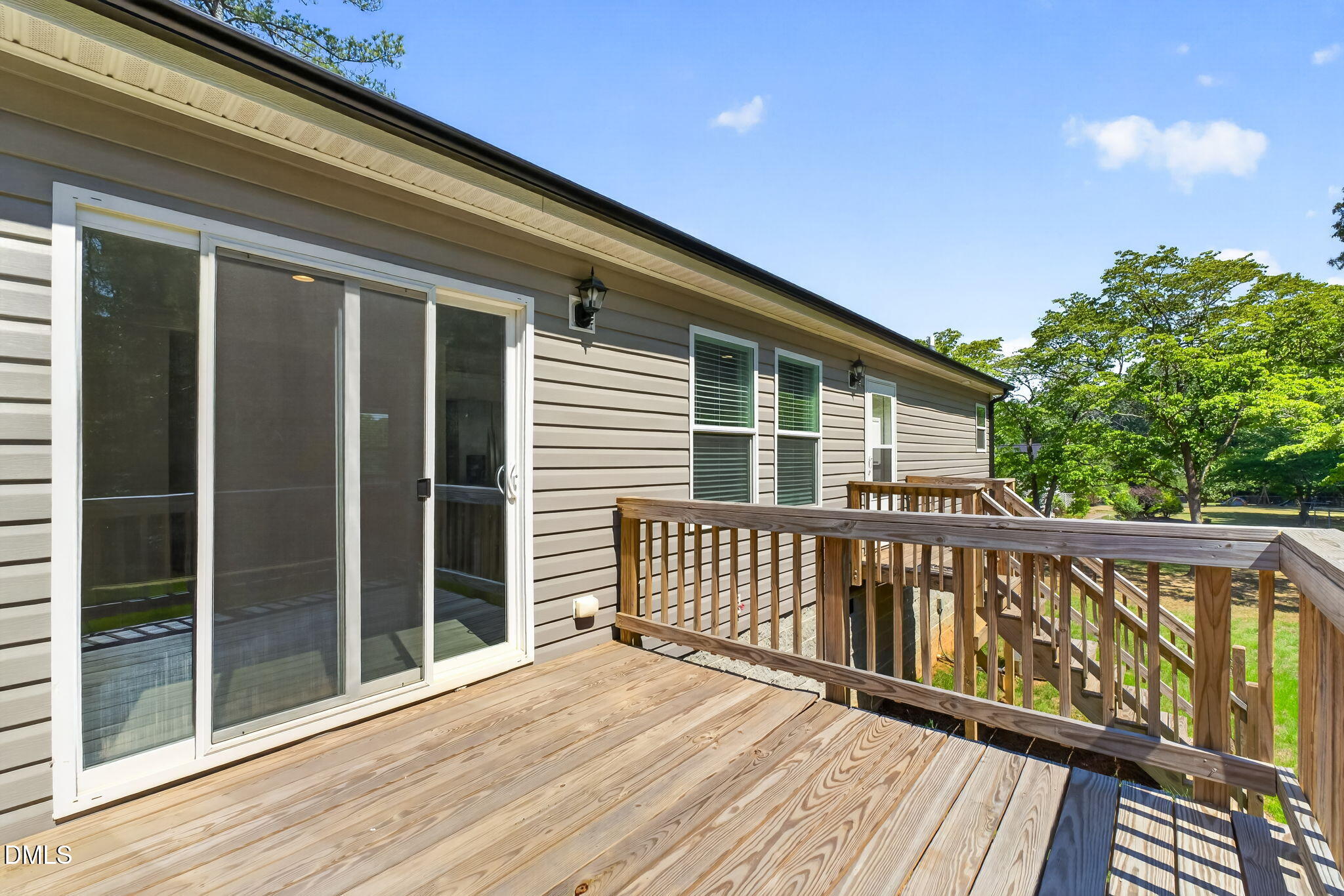 7122 Guess Road Hillsborough, NC 27278 - Photo 46 of 48 a view of a house with wooden deck