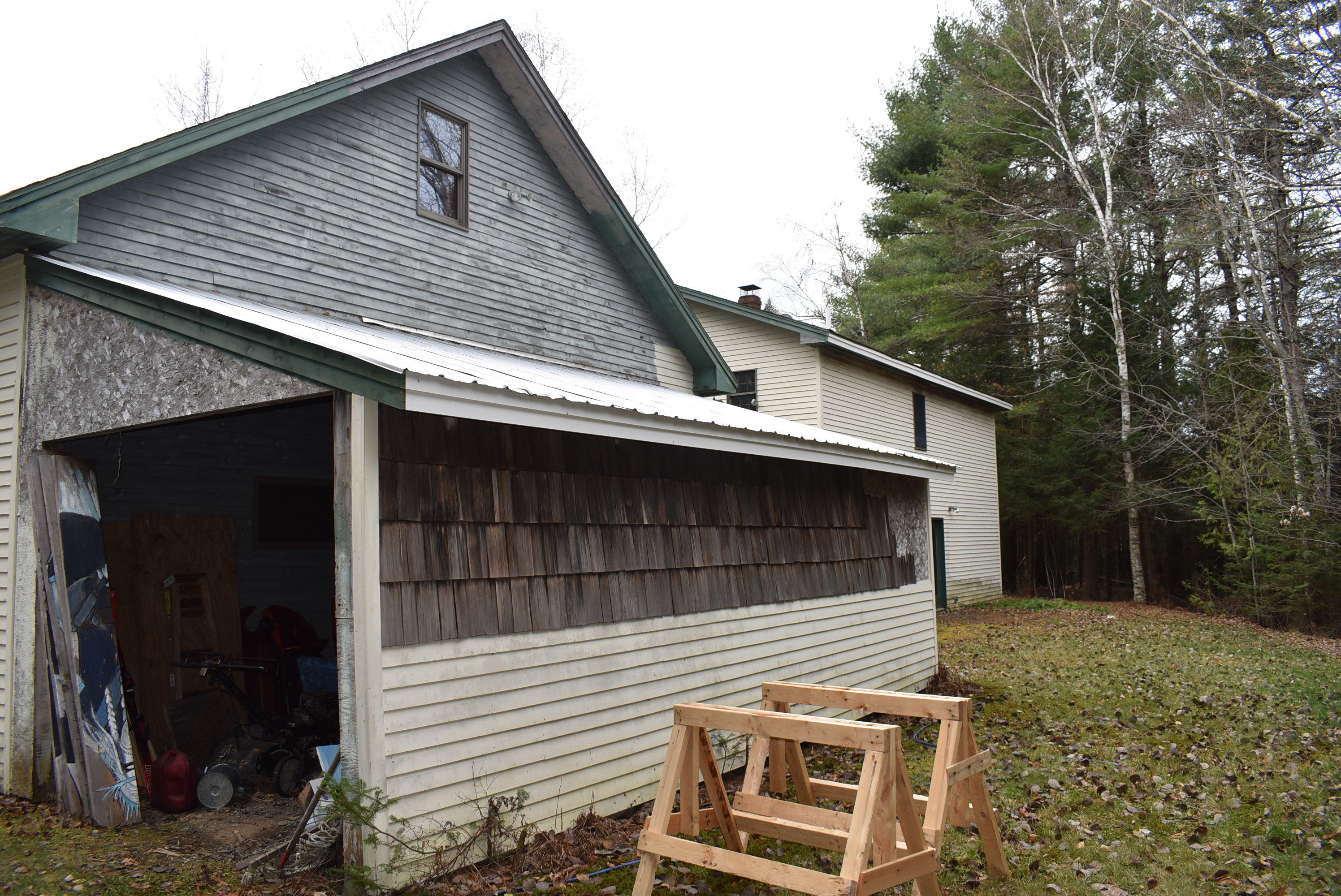 118 Bog Brook Road South China, ME 04358 - Photo 5 of 6 Rear of Garage
