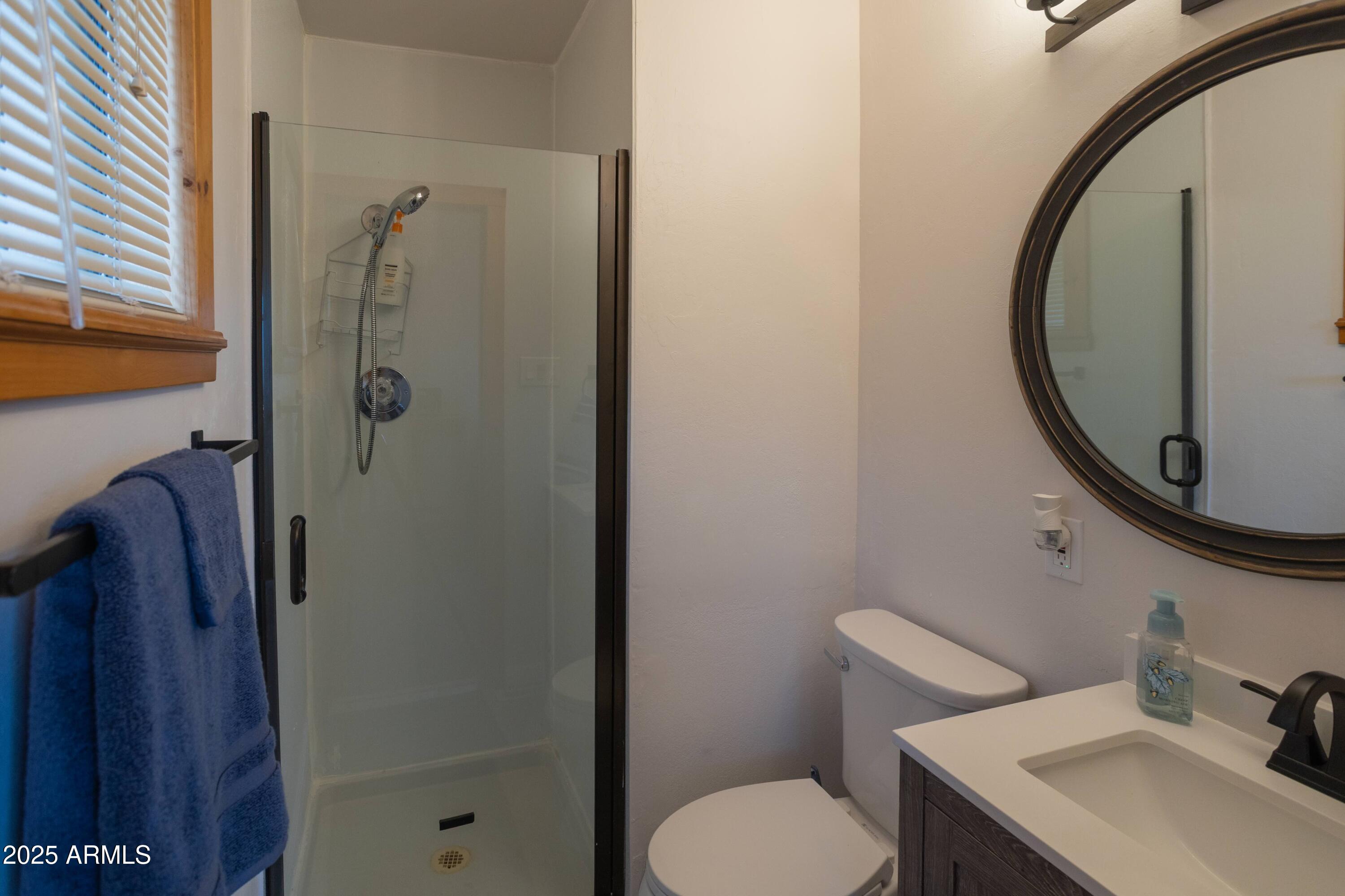 8286 Ridge Drive Show Low, AZ 85901 - Photo 13 of 21 a bathroom with a toilet and a sink