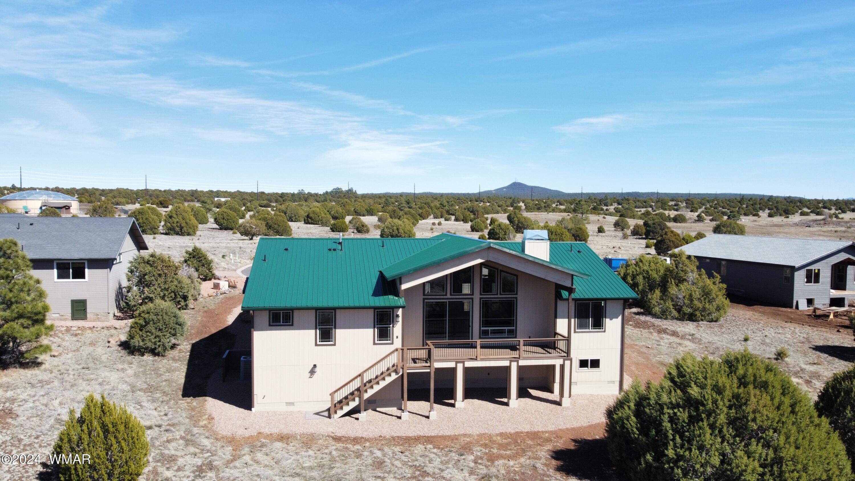 Rear Aerial View of home