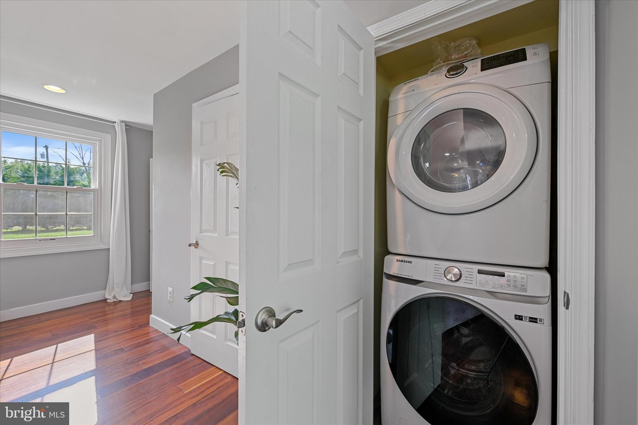10533 Stevenson Road Stevenson, MD 21153 - Photo 41 of 45 a view of a hallway with washer and dryer