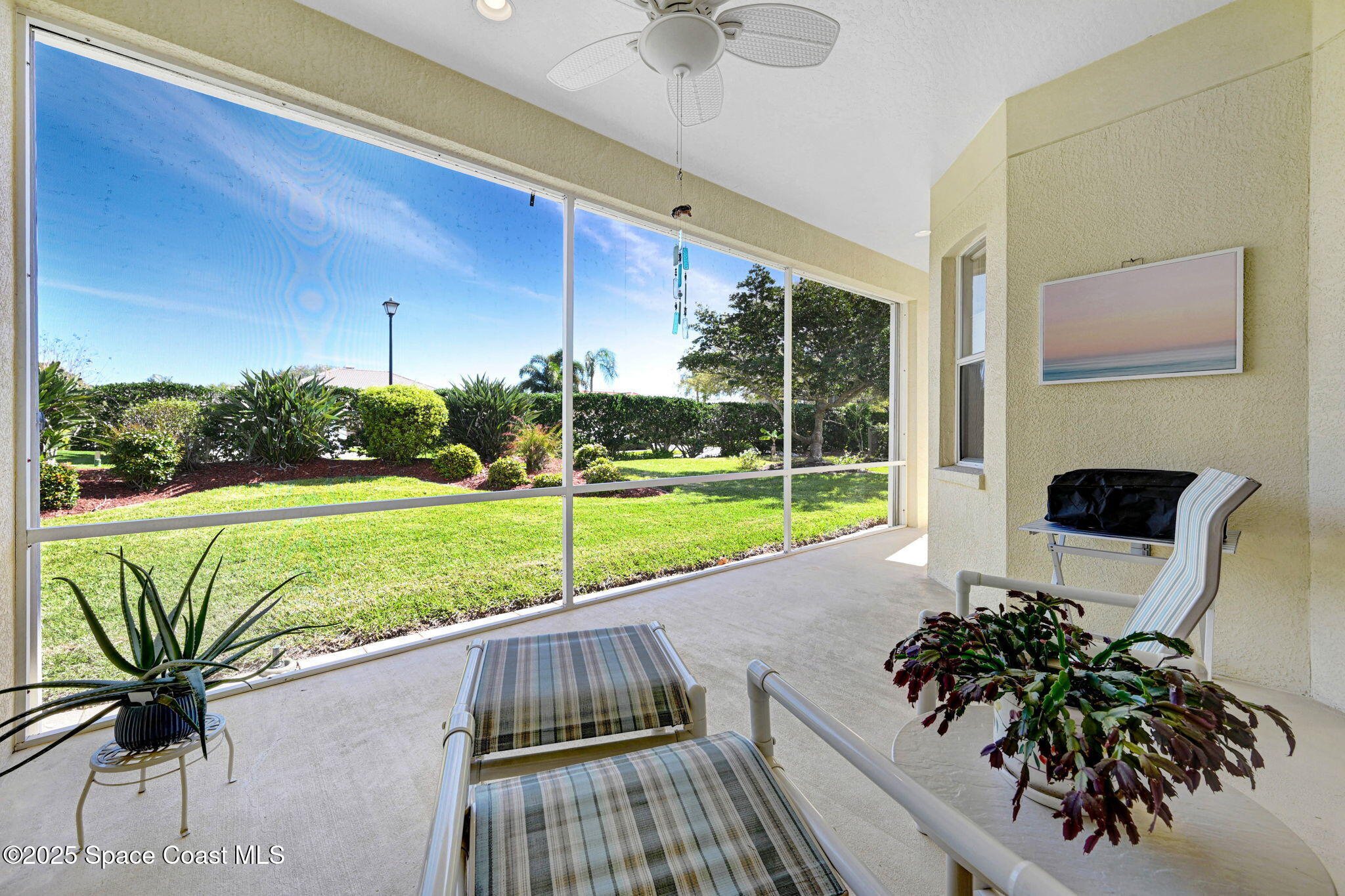 507 Royston Lane Melbourne, FL 32940 - Photo 45 of 52 a view of a porch with furniture and garden