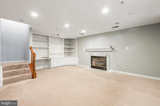 a view of an empty room