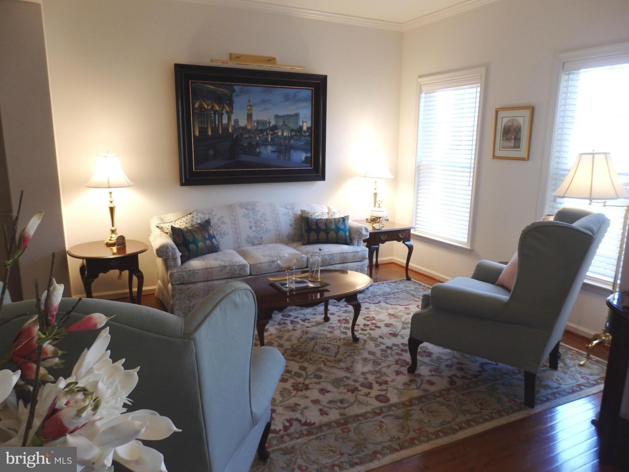 2629 Monocacy Ford Road Frederick, MD 21701 - Photo 9 of 30 Living Room has hardwood flooring & crown molding