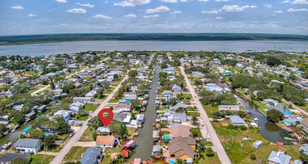 a view of a lake with a mountain