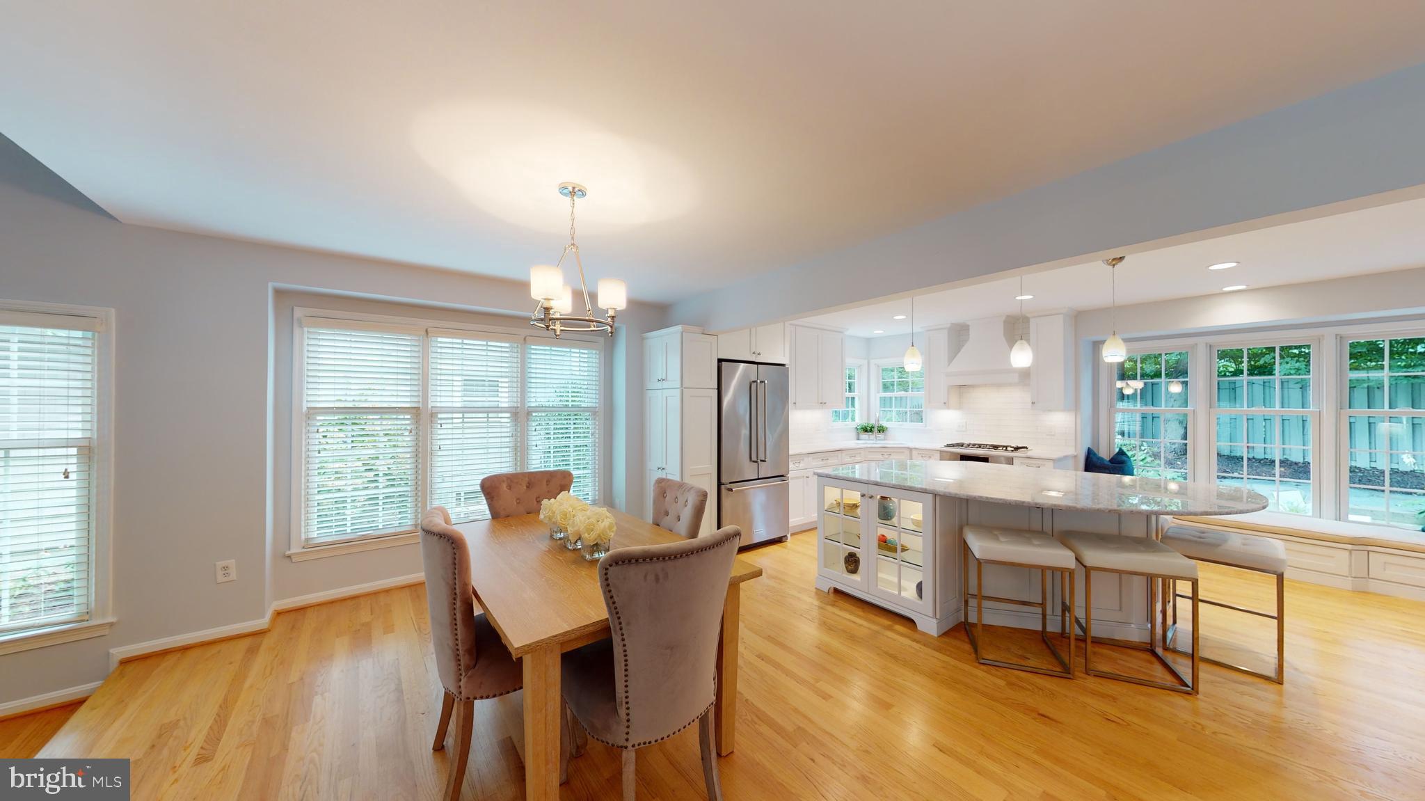 11609 Springhouse Place Reston, VA 20194 - Photo 5 of 41 Open Concept Living: Dining Room and Kitchen.