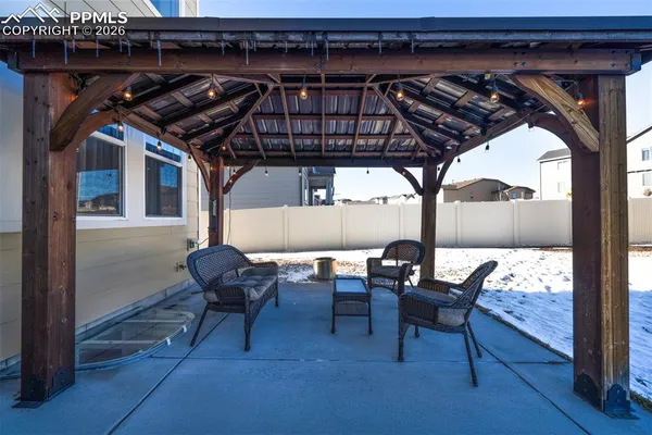 a view of sitting area in balcony