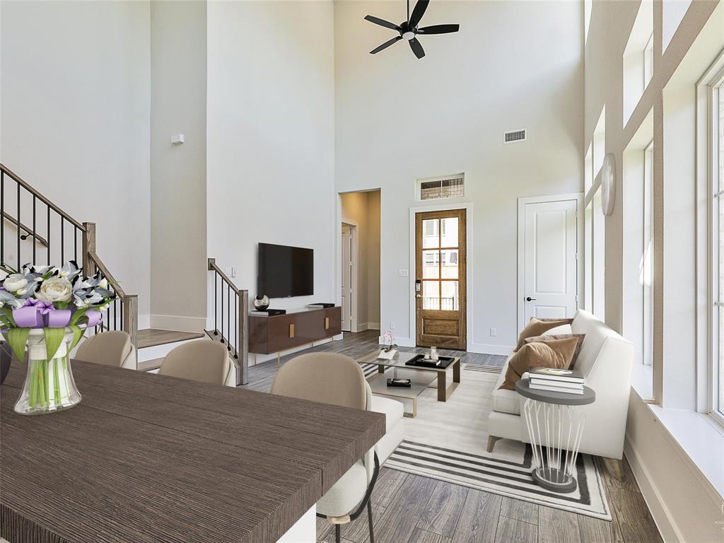 4299 Reeder Rdg Way Frisco, TX 75033 - Photo 5 of 30 a living room with furniture and a flat screen tv